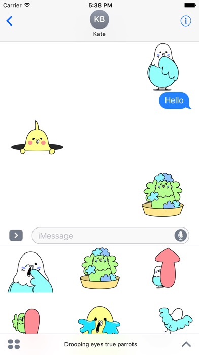 Drooping eyes true parrotsのスクリーンショット4 Drooping eyes true parrotsのスクリーンショット4