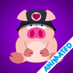 Cute Piggy Commando animated