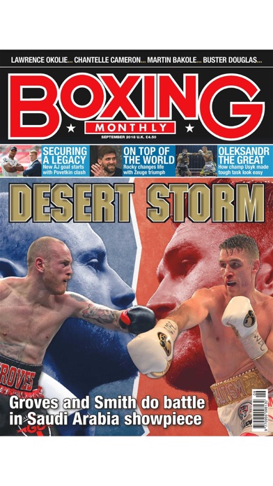 Boxing Monthly Magazine screenshot1