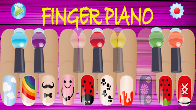 Finger Piano:Polished the Piano