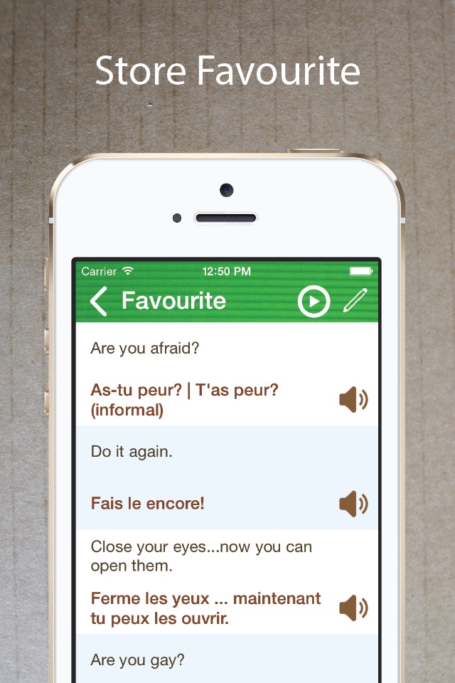 Learn French Phrasebook Pro + screenshot 4