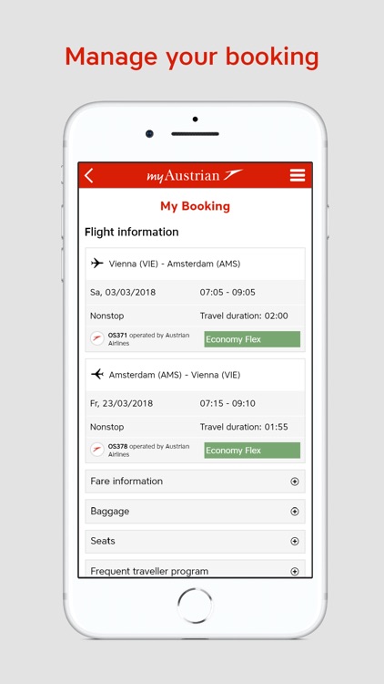 Austrian Airlines screenshot-3