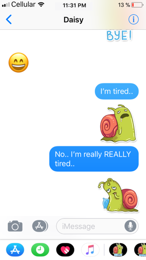 Funny snail stickers(圖2)-速報App