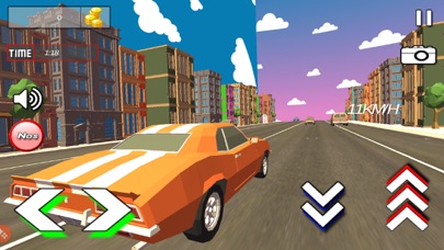 Blocky City Car Racing screenshot 4