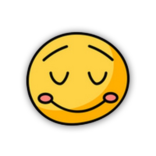 Hand Drawn Cute Emoji Sticker icon