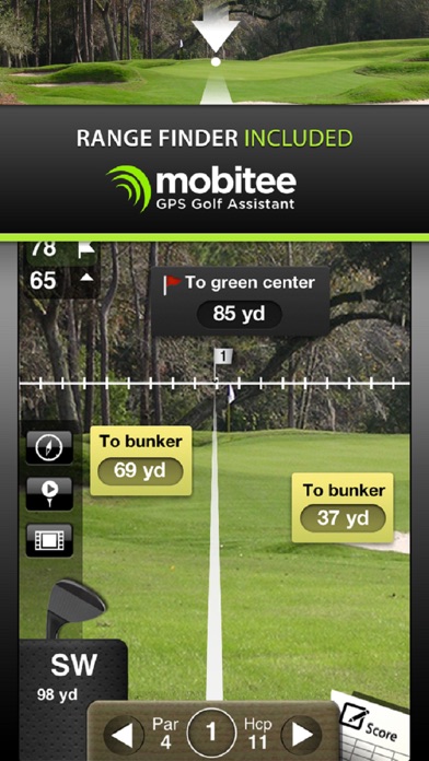 Mobitee Golf Gps And Score review screenshots