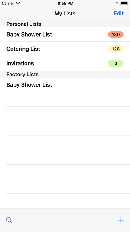 Baby Shower Checklist Pro screenshot-0
