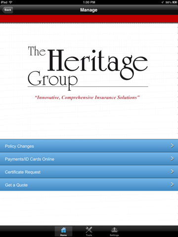 The Heritage Group HD screenshot 2