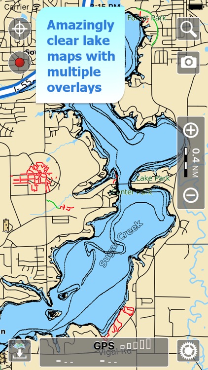 Aqua Map Illinois Lakes GPS HD