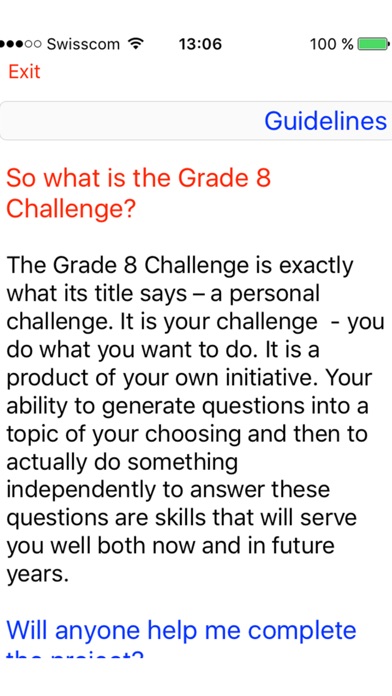 Grade 8 Challenge screenshot 2
