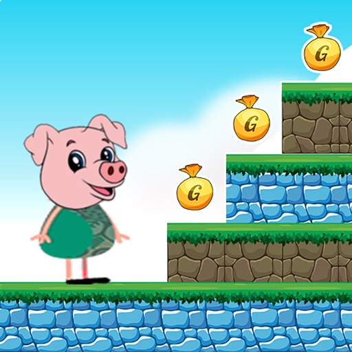Hero Pig World Pepa Jump iOS App