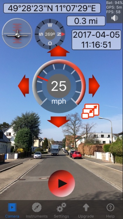 Car Camcorder: HUD Speedometer screenshot-0