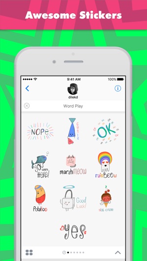 Word Play stickers by dilekd(圖1)-速報App