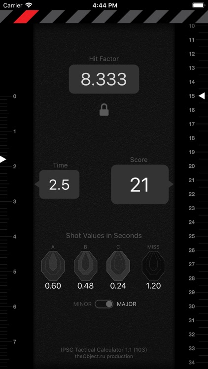 IPSC Tactical Calculator