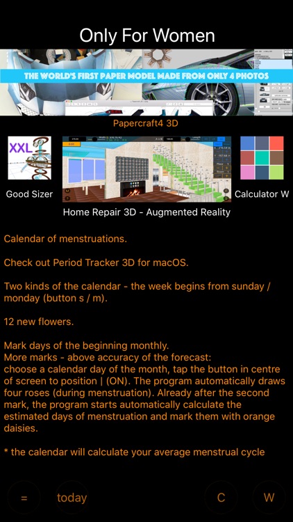 Only For Women - Calendar W screenshot-5