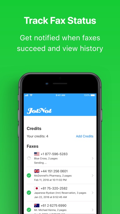 JotNot Fax screenshot-5