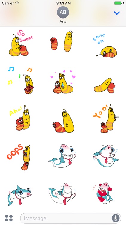 Animated Funny Friends Sticker