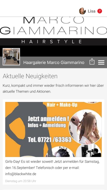 Haargalerie Marco Giammarino