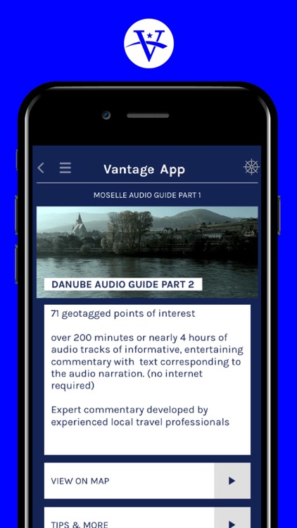 Vantage River App