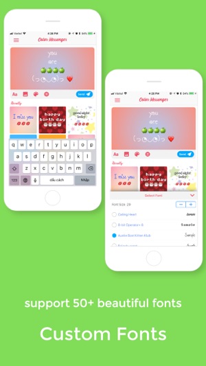 Fancy Fonts - Color Messenger(圖4)-速報App