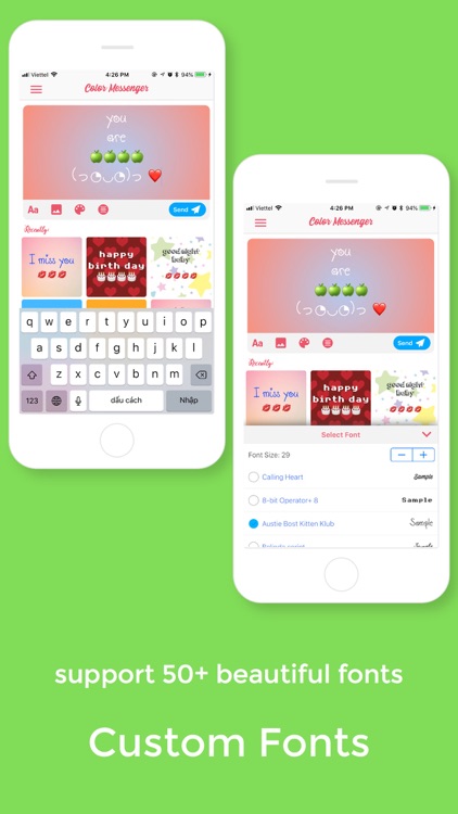 Fancy Fonts - Color Messenger screenshot-3