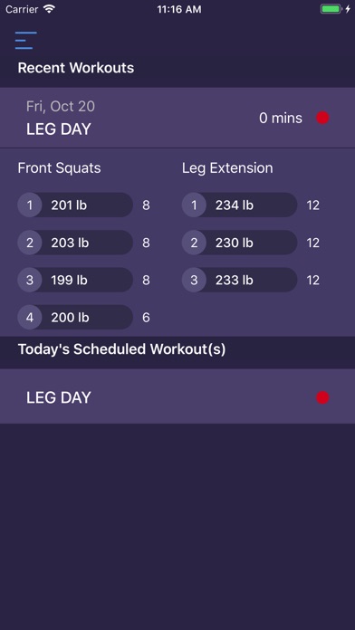 FitLog - A Simple Fitness Log screenshot 4