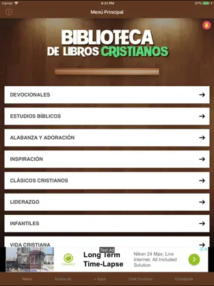 Captura de Pantalla 1 Biblioteca Libros Cristianos iphone