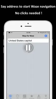 ways for waze iphone screenshot 2