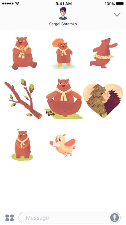 In The Woods - Animated Stickers