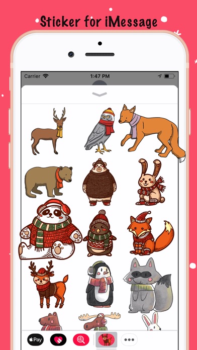AnimalMoji Sticker for Winter screenshot 3