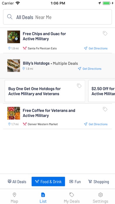 Deal Patrol Military Discounts screenshot 2