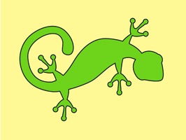 This sticker pack is full of geckos