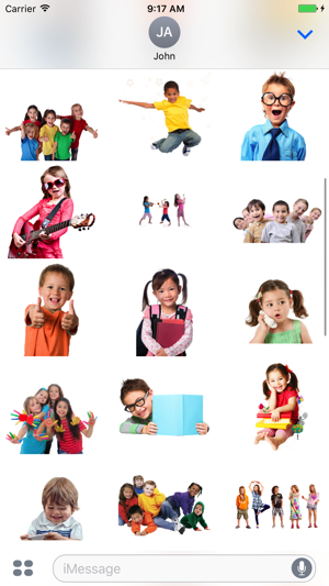 Fun Happy Children Stickers(圖2)-速報App