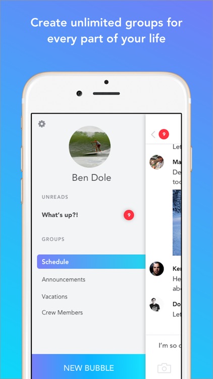 Bubble Group Messenger