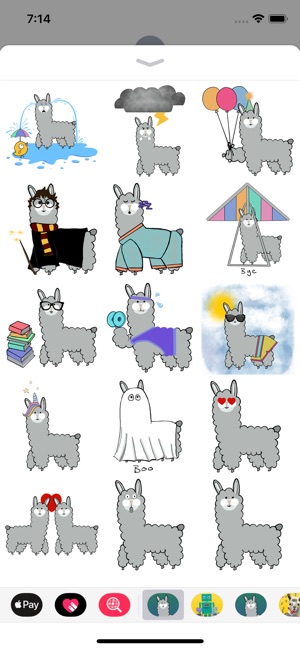 Cute Llama Stickers(圖4)-速報App