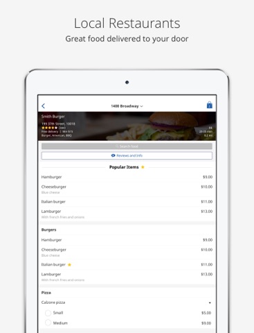 delivery.com Food & Liquor App screenshot 2