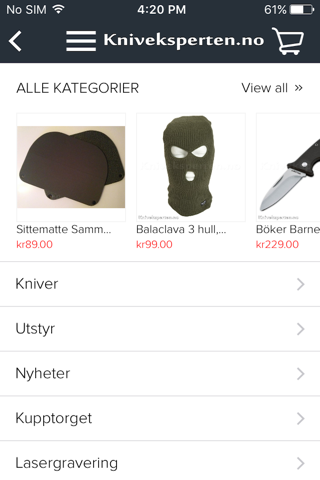 Kniveksperten screenshot 2