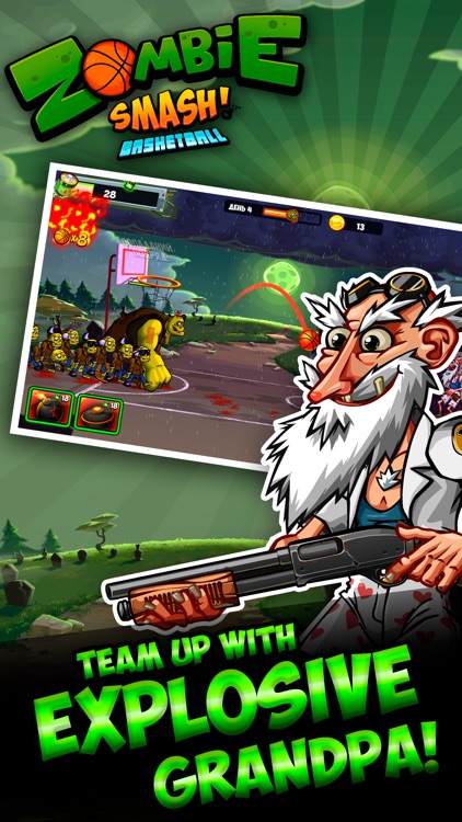 Zombie Smash Basketball - Tower Defense! screenshot-3