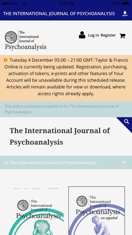 Int. Journal of Psychoanalysis
