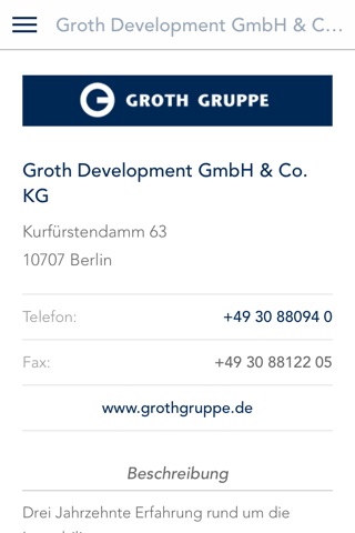 Groth Gruppe screenshot 2