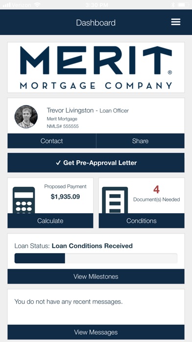 Merit Mortgage screenshot 2