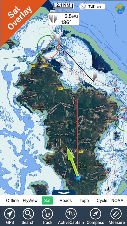 Madagaskar GPS nautical chart