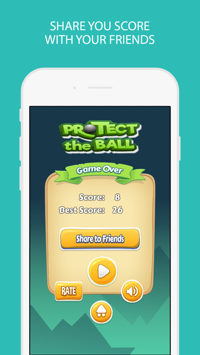 Protect the Ball - Keep moving screenshot 3