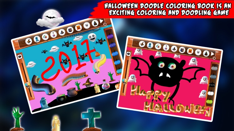 ColoringBook Halloween Holiday screenshot-3