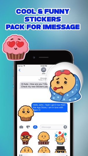 Muffin Man Emoji Stickers(圖3)-速報App