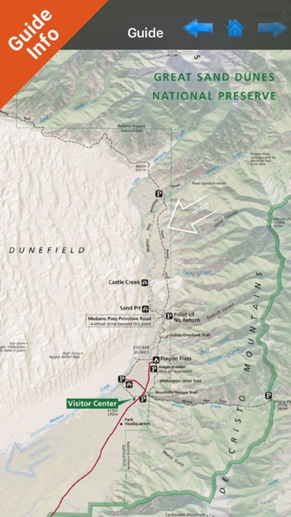 Great Sand Dunes National Monument GPS Map screenshot-3