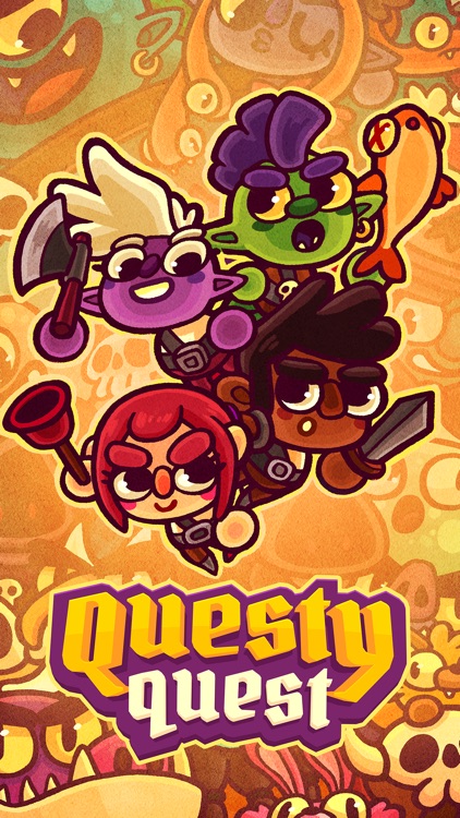 Questy Quest - Endless Tapping Combat screenshot-0