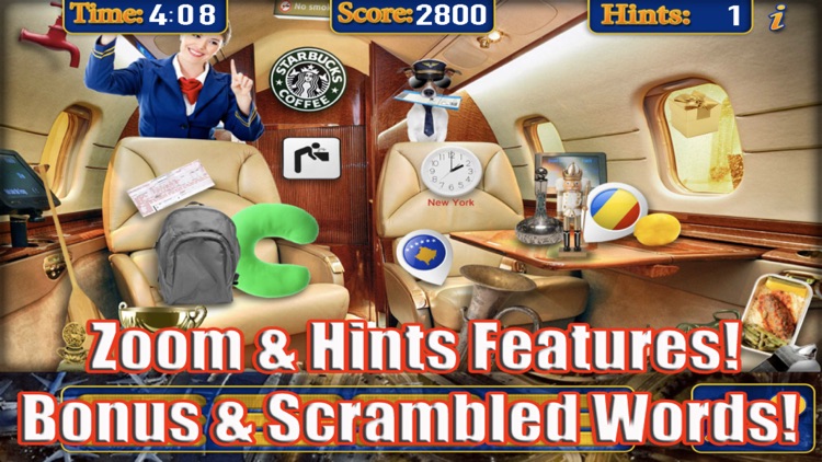 Hidden Objects Airplanes & Airports Object Time screenshot-3