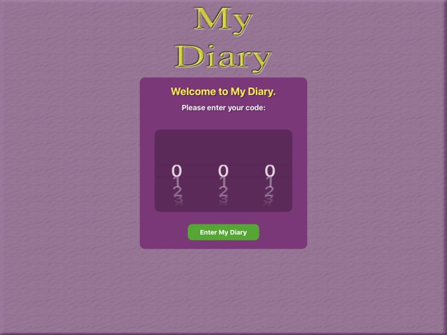 My Private Diary