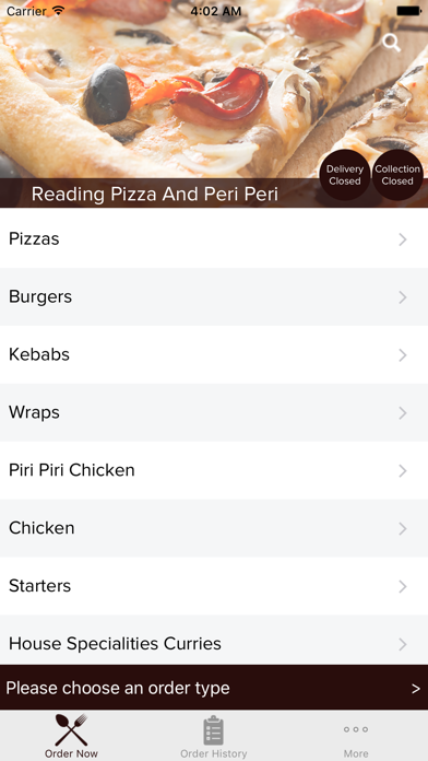 How to cancel & delete Reading Pizza And Peri Peri from iphone & ipad 2